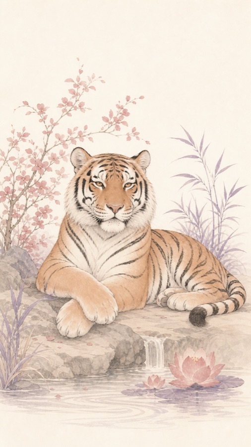 경인일주(庚寅) 일러스트